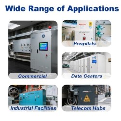 Comutator automat surse trifazat SINOTIMER SATS-936T-150A, 150A, 230/400V, ATS 3 surse (retea, invertor, generator), revenire L1